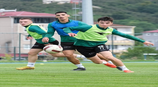 Giresunspor'da Ankara Keçiörengücü maçının hazırlıkları sürüyor