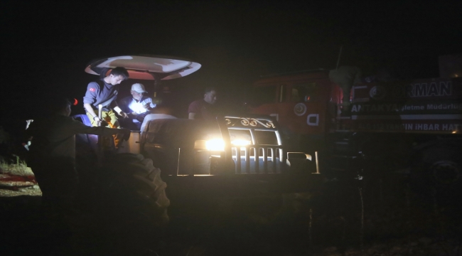 Hatay'da zeytinlik alanda çıkan yangın kontrol altına alındı