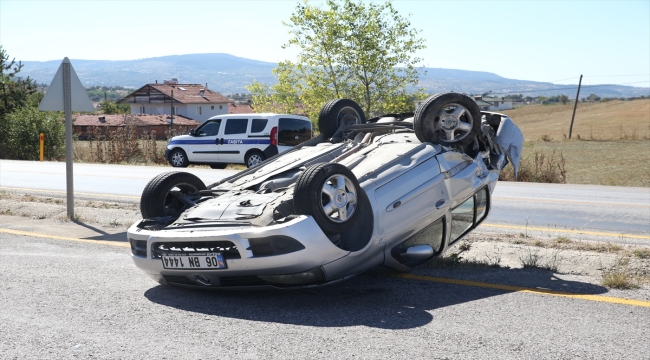 Kastamonu Belediye Başkanı'nın bulunduğu panelvan otomobille çarpıştı