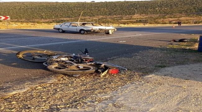 Mersin'de otomobille çarpışan motosikletin sürücüsü öldü