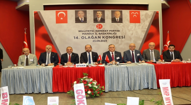 MHP Grup Başkanvekili Akçay, partisinin Manisa İl Kongresi'nde konuştu