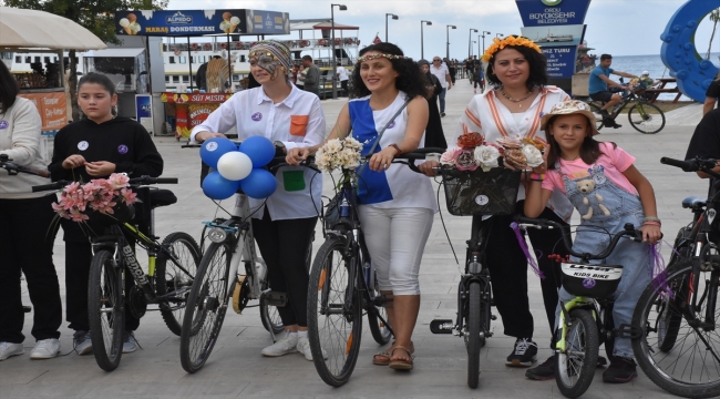 Ordu'da "Süslü Kadınlar Bisiklet Turu" düzenlendi