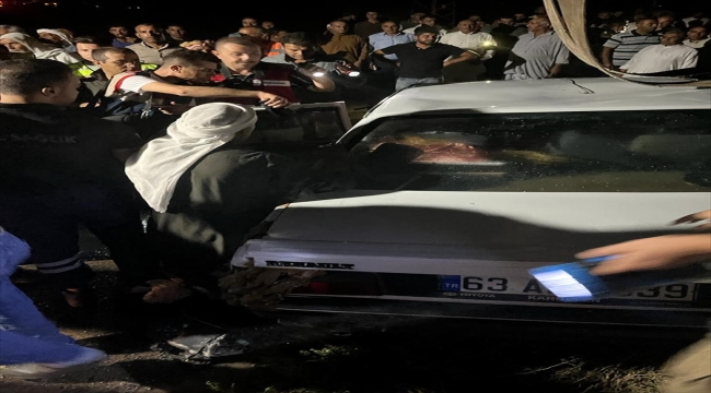 Şanlıurfa'da sulama kanalına devrilen otomobildeki 3 kişi öldü