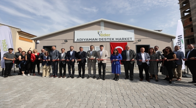 1500 ailenin temel ihtiyacının karşılanacağı Adıyaman Destek Market açıldı