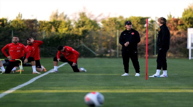 A Milli Futbol Takımı, Letonya maçı hazırlıklarına başladı