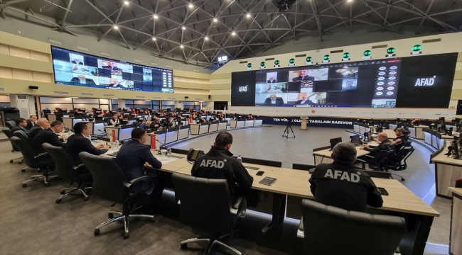 AFAD'da Filistin'e insani yardım çalışmalarına ilişkin değerlendirme toplantısı yapıldı