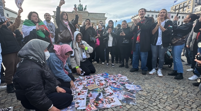 Berlin'de Filistinlilerle dayanışma gösterisine izin verilmedi 