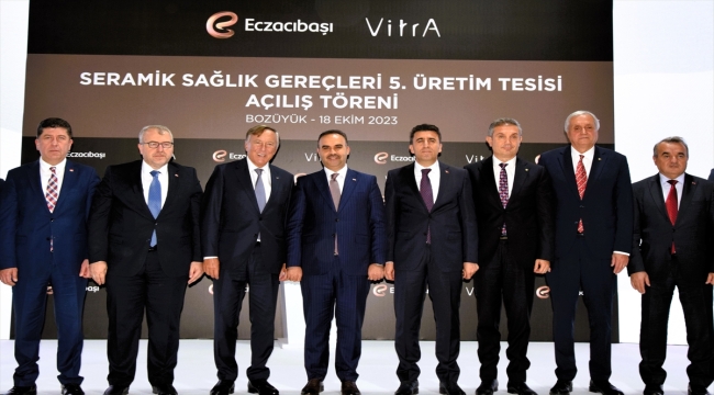 Bilecik'te "Seramik Sağlık Gereçleri İşletmesi ve Gömme Rezervuar Fabrikası" açıldı