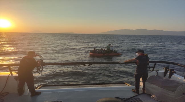 Bodrum açıklarında 11 düzensiz göçmen kurtarıldı