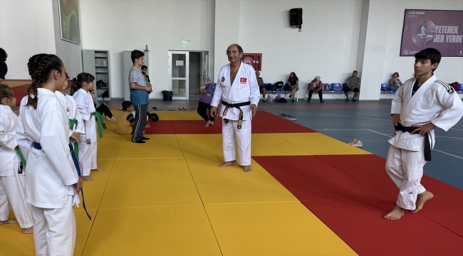 Bodrum'da çocuk ve gençlere yönelik judo eğitimi başladı 