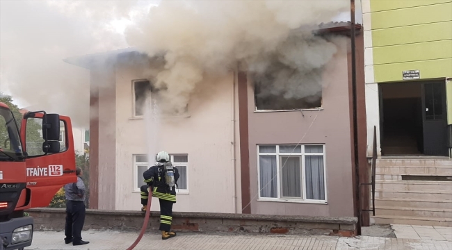 Çorum'da evde çıkan yangın söndürüldü