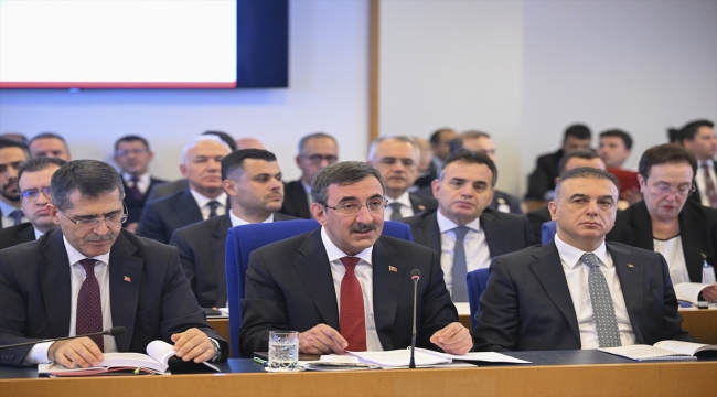 Cumhurbaşkanı Yardımcısı Yılmaz, TBMM Plan ve Bütçe Komisyonunda 2024 yılı bütçesini sundu