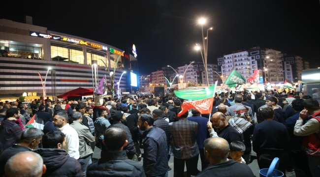 Diyarbakır'da, İsrail'in Gazze'deki saldırıları protesto edildi