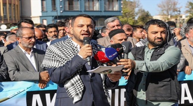 Doğu ve Güneydoğu'da İsrail'in Gazze'ye saldırıları protesto edildi