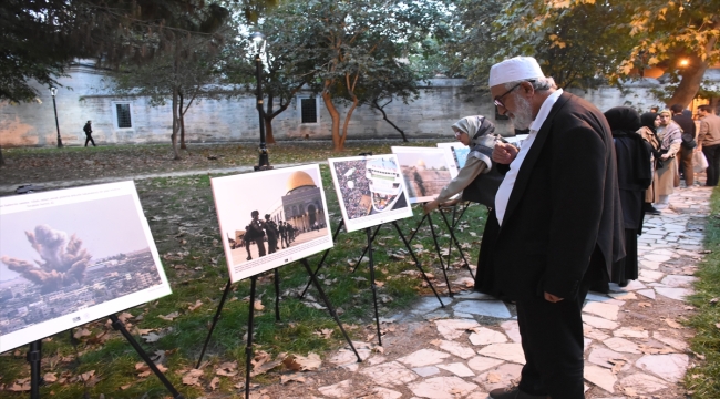 Fatih Şehzadebaşı Camisi'nde Gazze için "Kardeşlik Sofrası" kuruldu