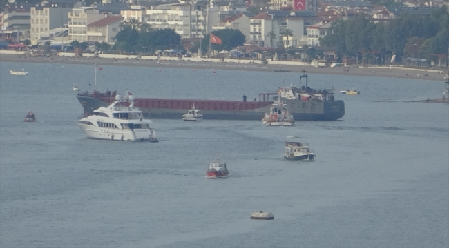 Fethiye Körfezi'nde kuru yük gemisindeki patlamada 4 kişi yaralandı