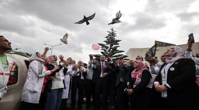 Gazze'de meme kanserinde farkındalık için "Pembe Ekim" etkinlikleri başladı