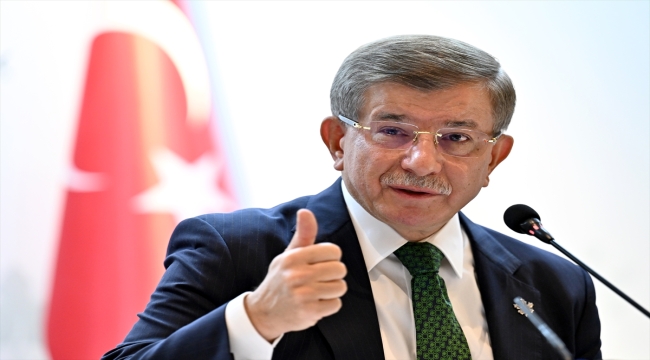 Gelecek Partisi Genel Başkanı Davutoğlu, basın toplantısı düzenledi