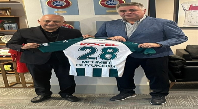 Giresunspor Başkanı Yamak, TFF Başkanı Büyükekşi'yi ziyaret etti