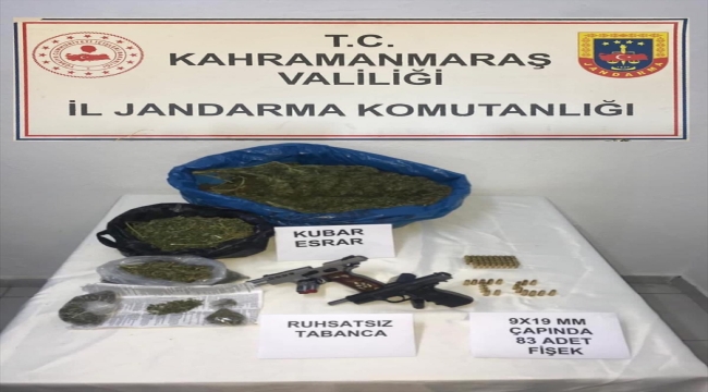 Kahramanmaraş'ta uyuşturucu operasyonunda 3 şüpheli yakalandı