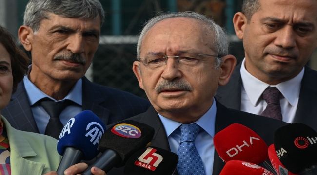 Kılıçdaroğlu, Gezi Parkı davasının tutuklu sanıklarını cezaevinde ziyaret etti: 