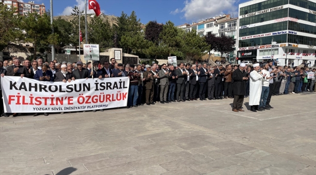 Kırıkkale, Kırşehir ve Yozgat'ta İsrail protesto edildi