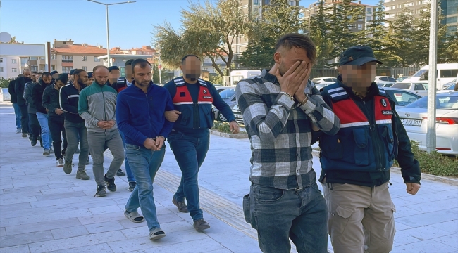 Niğde'de uyuşturucu operasyonunda 21 zanlı yakalandı