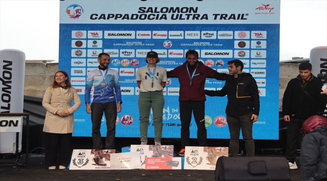 Salomon Kapadokya Ultra Trail Koşusu'nda ödül töreni düzenlendi