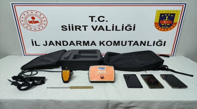 Siirt'te izinsiz kazı operasyonunda 3 şüpheli yakalandı