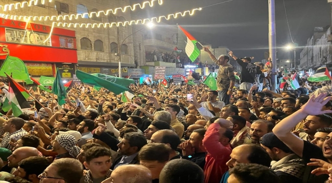 Ürdün'de "Gazze'ye destek" gösterisi yapıldı