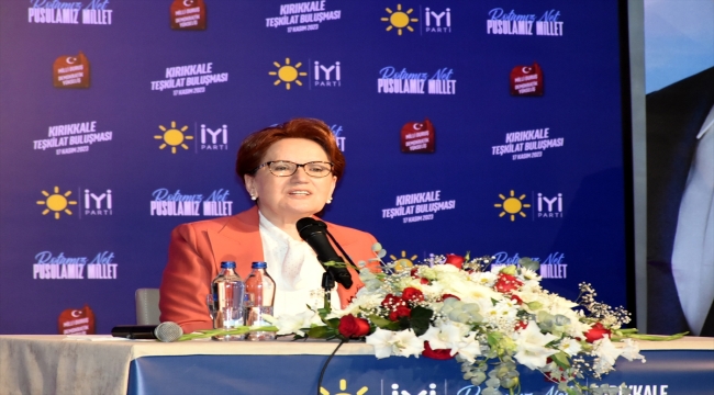 Akşener, Kırıkkale'de aday tanıtım töreninde konuştu