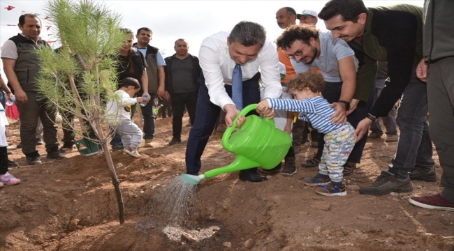 Antalya ve çevre illerde fidanlar toprakla buluştu