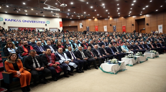 Bakan Yumaklı, Kafkas Üniversitesi Akademik Yıl Açılış Töreni'nde konuştu