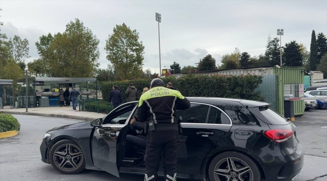 Beşiktaş'ta dron destekli yaya geçidi denetimi yapıldı