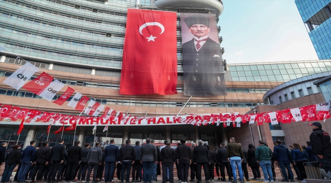 Büyük Önder Atatürk, vefatının 85. yılında CHP Genel Merkezi'nde anıldı