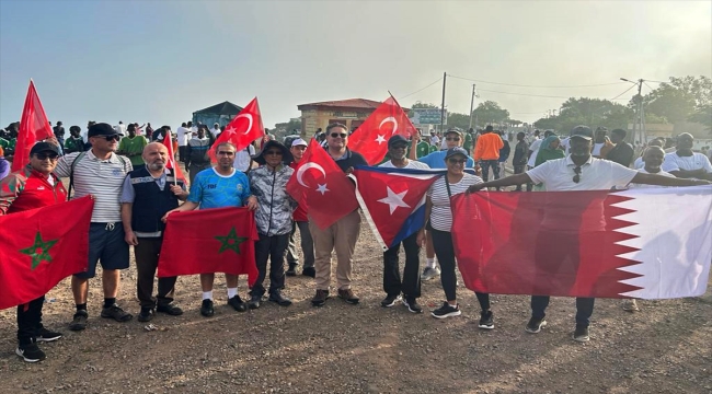 Cibuti'de Filistin'e destek yürüyüşü düzenlendi