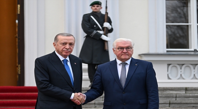 Cumhurbaşkanı Erdoğan, Almanya Cumhurbaşkanı Steinmeier ile görüştü