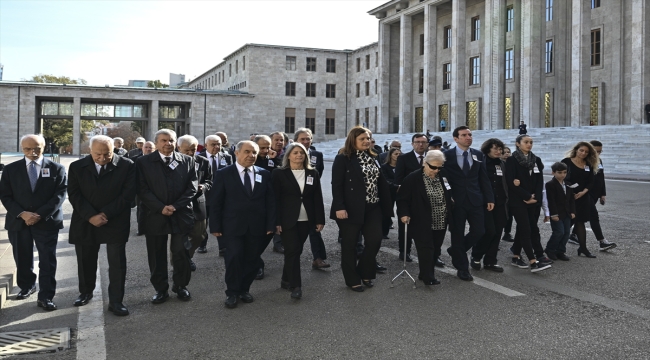 Eski bakanlardan Ahmet Ziya Aktaş için Mecliste cenaze töreni düzenlendi