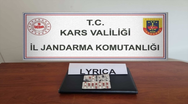 Kars'ta uyuşturucu hapla yakalanan sürücü gözaltına alındı