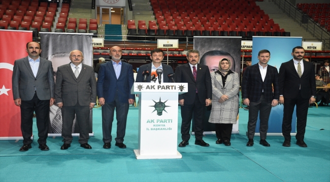 Konya'da AK Parti belediye başkan adayları için temayül yoklaması