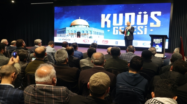 Samsun'da "Kudüs Gecesi" programı düzenlendi