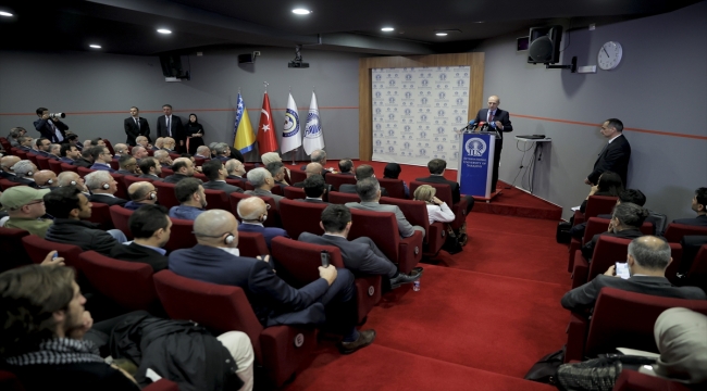 TBMM Başkanı Kurtulmuş, Uluslararası Saraybosna Üniversitesi Akademik Yılı Açılış Töreni'nde konuştu