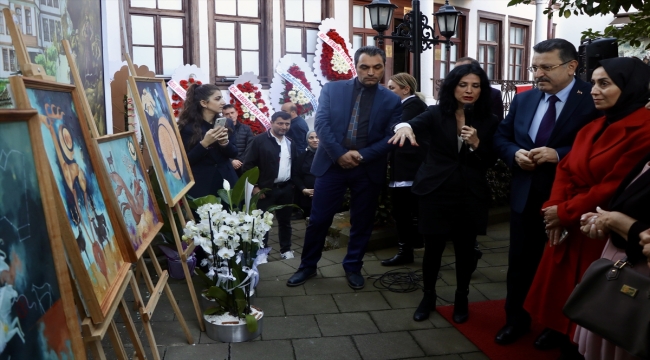 Trabzon'da "Proto Türk" resim sergisi açıldı