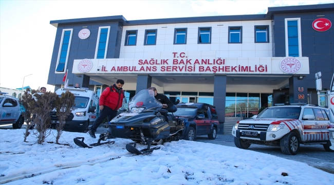 Van'da sağlık çalışanları kış hazırlıklarını tamamladı