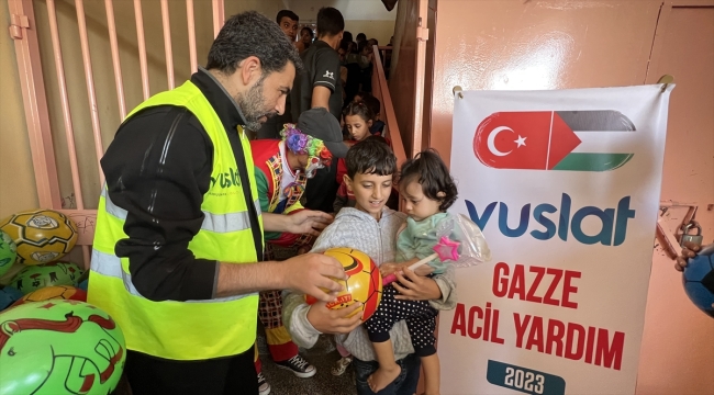 Vuslat Derneği Gazze'de çocuklar için etkinlik düzenledi