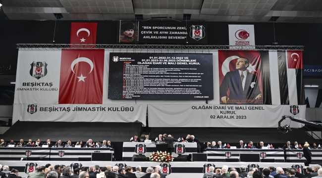 Beşiktaş Kulübünün idari ve mali genel kurulu başladı