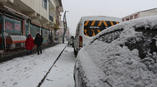 Bingöl'de kar yağışı etkili oldu