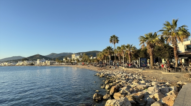 Bodrum'da turizmcileri yeni yıl heyecanı sardı