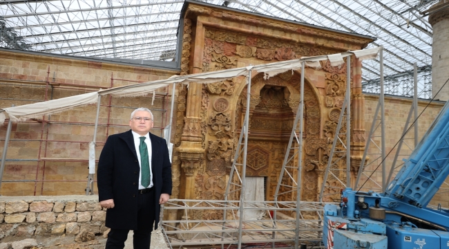 Divriği Ulu Camii ve Darüşşifası'ndaki restorasyonda sona yaklaşıldı