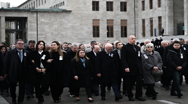 Eski Sanayi ve Ticaret Bakanı Şükrü Yürür için Meclis'te cenaze töreni düzenlendi